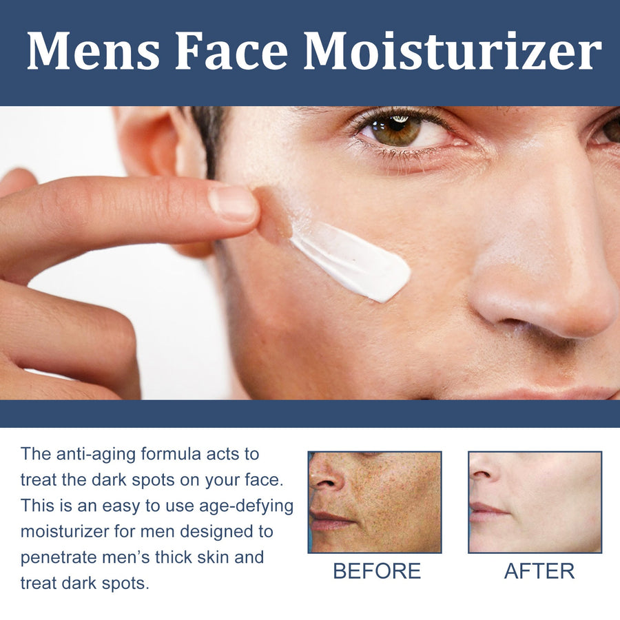 Men's Face Cream for Wrinkles, Dark Circles & Dry Skin