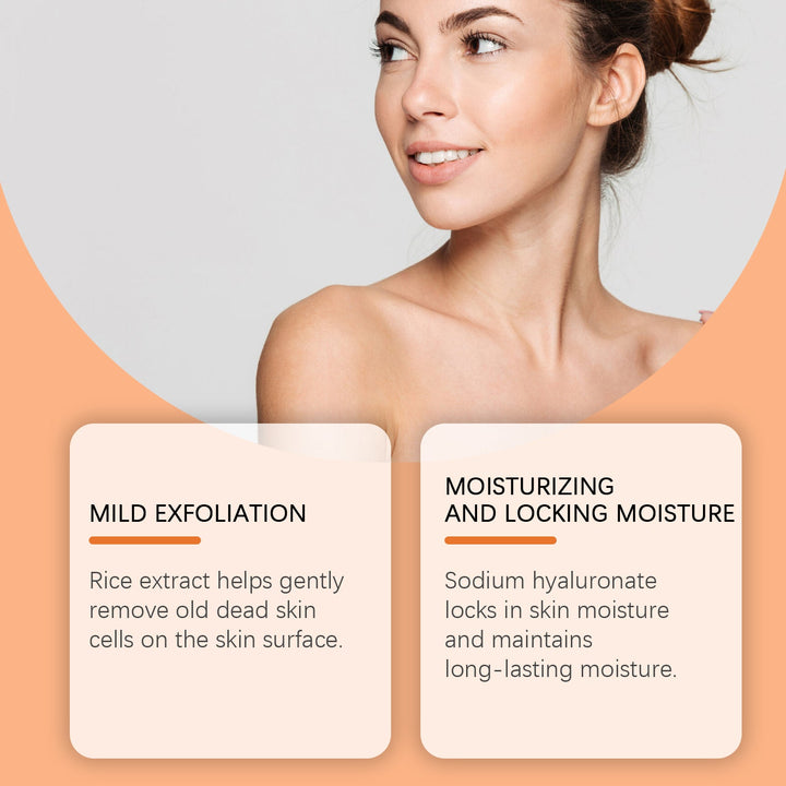 Rice Exfoliating Gel for Sensitive Skin Face & Body