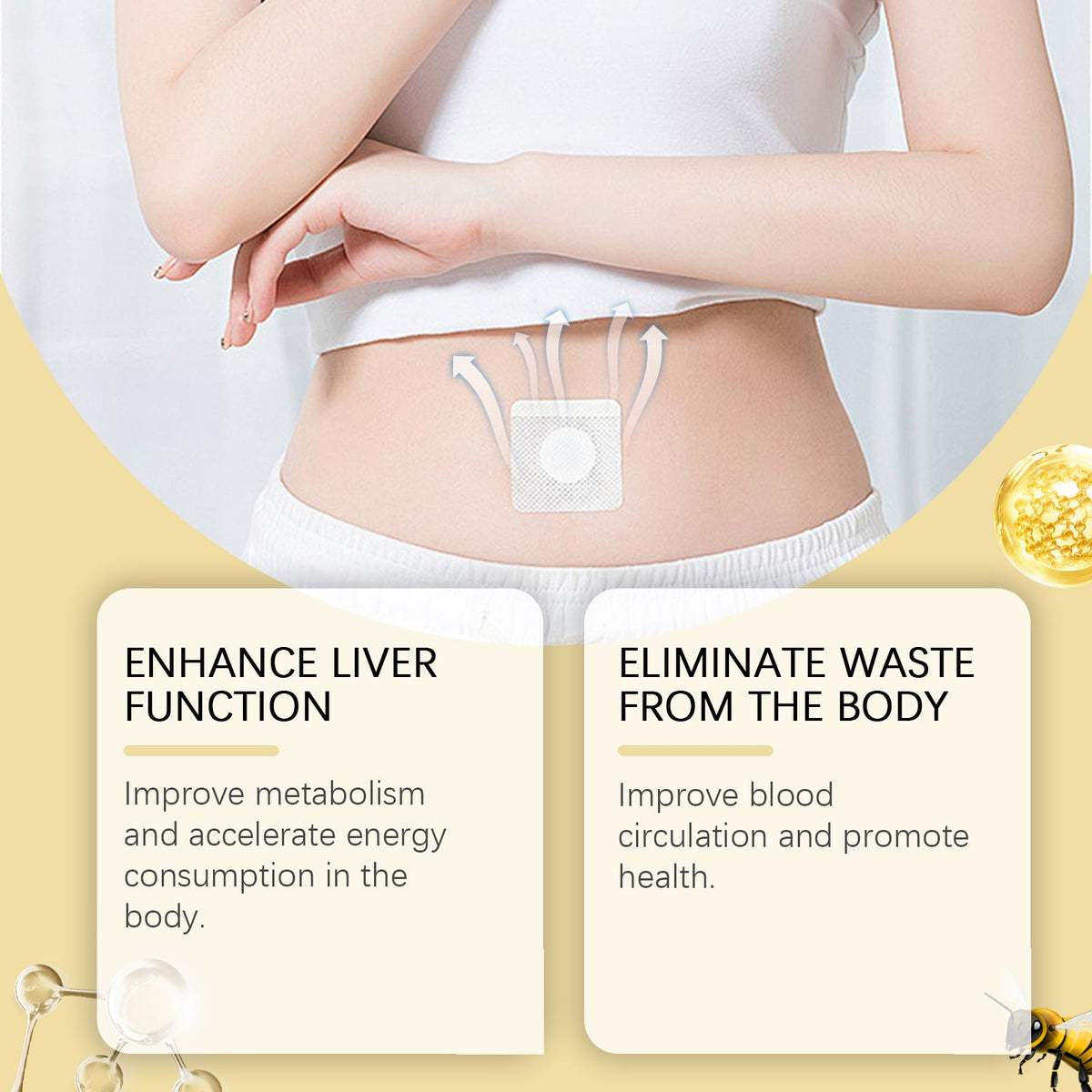 Bee Venom Body Patch for Effortless Body Contouring