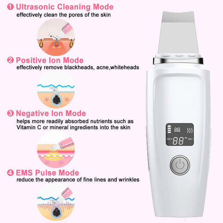 Ultrasonic Facial Cleanser — Deep Pore Cleansing