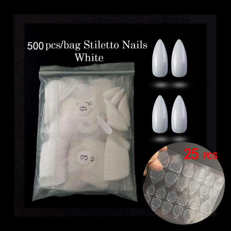 500 Nail Tips for Custom Salon-Style Nail Art Designs