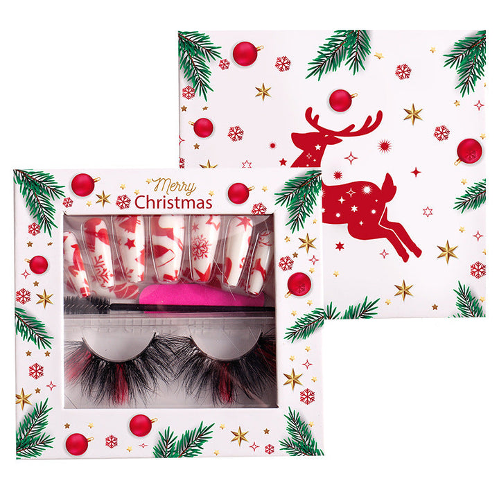 Christmas Nail and Lash Kit for Effortless Festive Glam