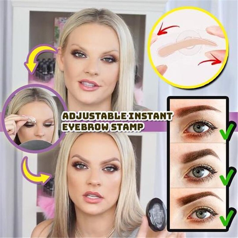 Eyebrow Stamp Kit for Fast, Symmetrical Arch Makeup