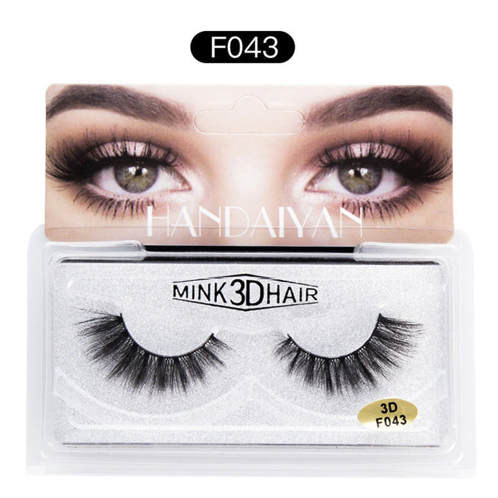 3D False Eyelashes for Dramatic, Curled Eye Volume