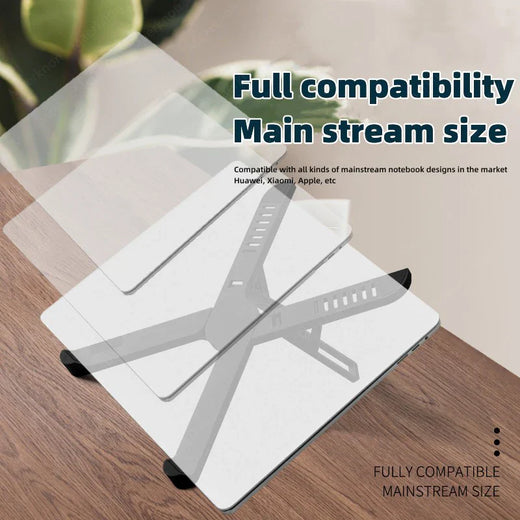 Adjustable Laptop Stand — Cooling & 7-Level Ergonomic Height