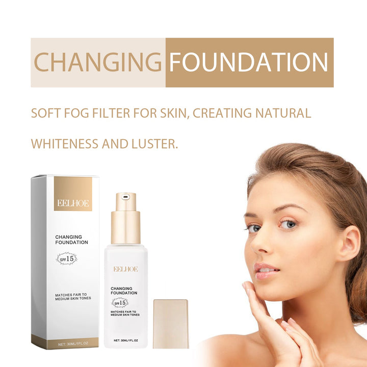 Color-Adapting Foundation for Fair-to-Medium Skin