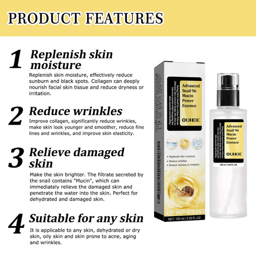 Snail 96 Collagen Essence for Wrinkles & Dark Spots
