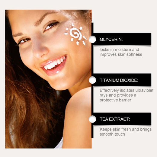 SPF 50+ Hydrating Face Cream With Glow, No White Cast