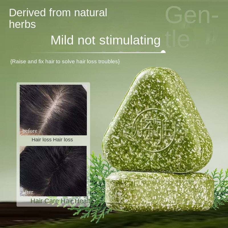 Herbal Shampoo Soap for Scalp Cleansing and Volume