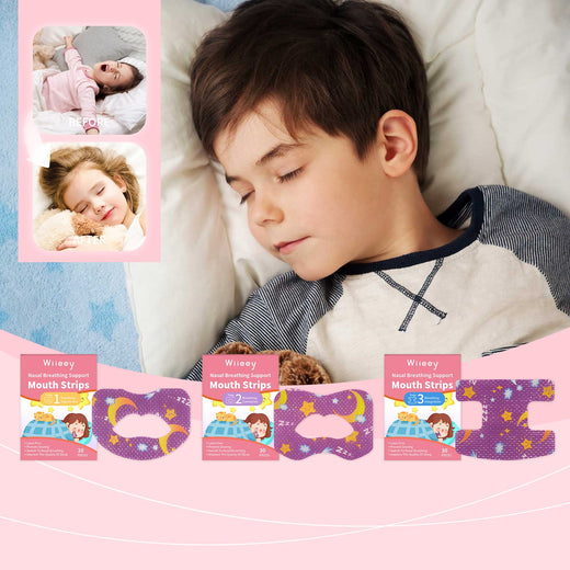 Children's Sleep Mouth Strips — Stop Snoring in 3 Stages