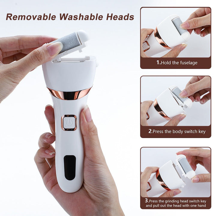 Electric Foot Grinder — Waterproof Callus Remover