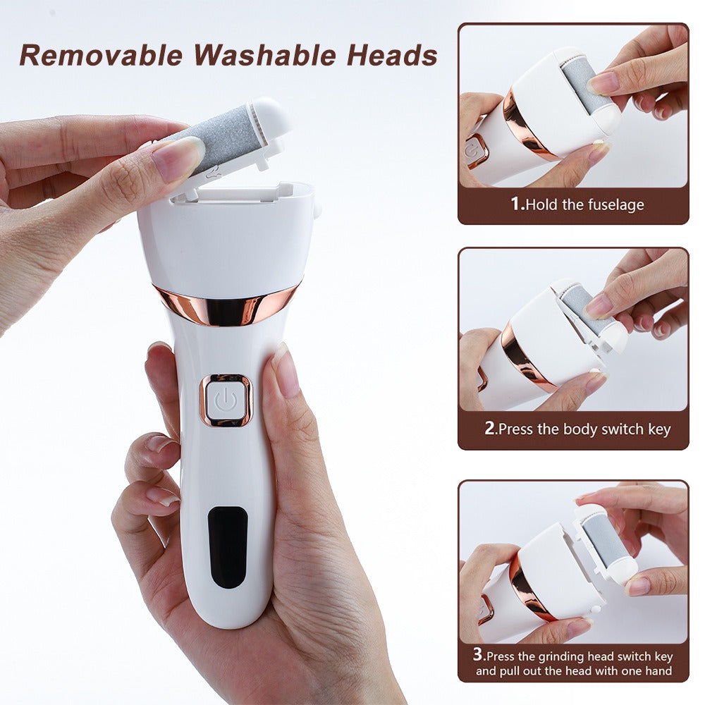 Electric Foot Grinder — Waterproof Callus Remover
