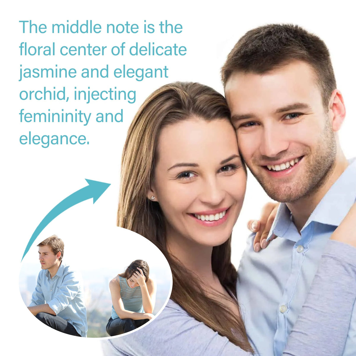 Jasmine Orchid Perfume - Light Fresh Lasting Fragrance 50ml