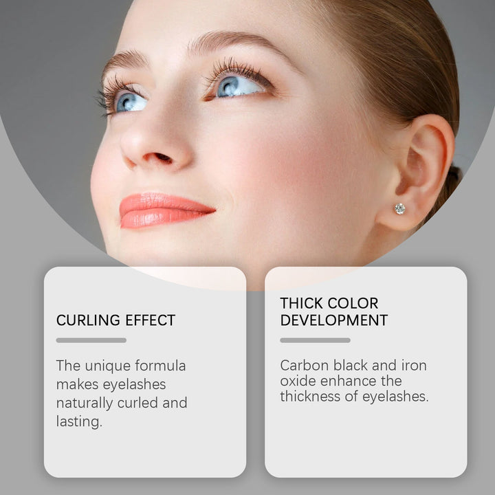 4D Curling Mascara for Waterproof, Lifted Lashes All Day