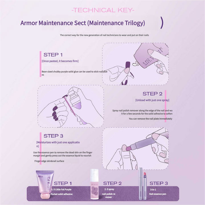 Nail Glue Gel X — 5‑Minute Set, 92 Uses, Damage‑Free Removal