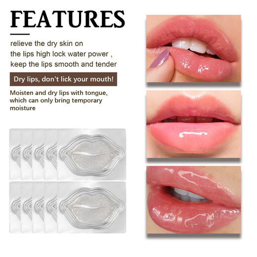 Marine Collagen Lip Mask for Dry, Cracked Lips (16pk)