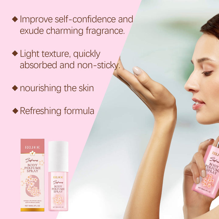 Cherry Blossom Body Spray for Fresh, Softly Scented Skin