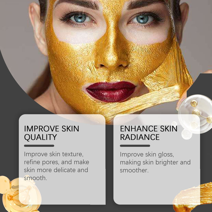 24K Gold Peel Off Mask for Firming and Radiance