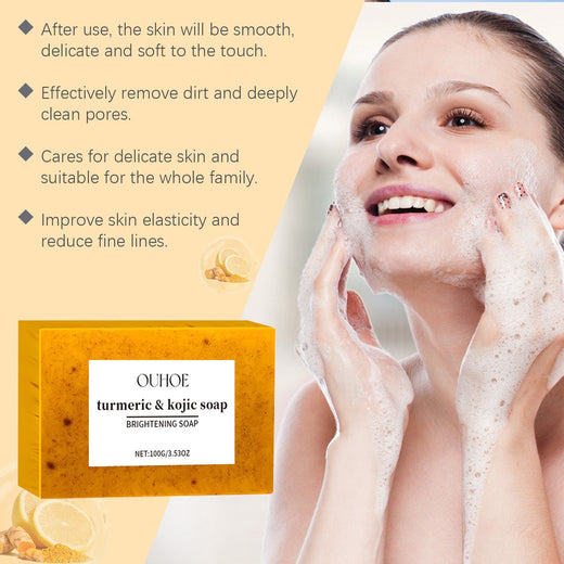 Turmeric Kojic Soap for Bright, Even-Toned Skin