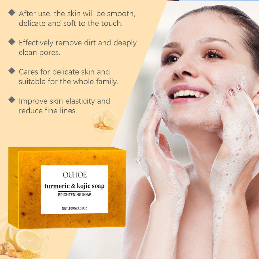 Turmeric Kojic Soap for Bright, Even-Toned Skin
