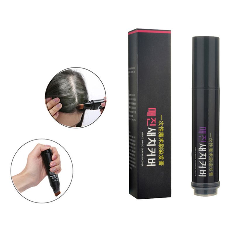 Natural Herb Hair Color Stick — Instant Gray Root Coverage