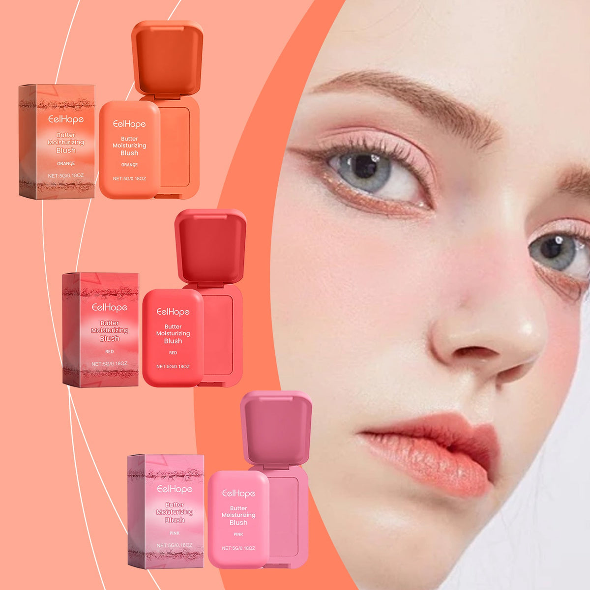 Moisturizing Butter Blush for a Fresh Rosy Complexion