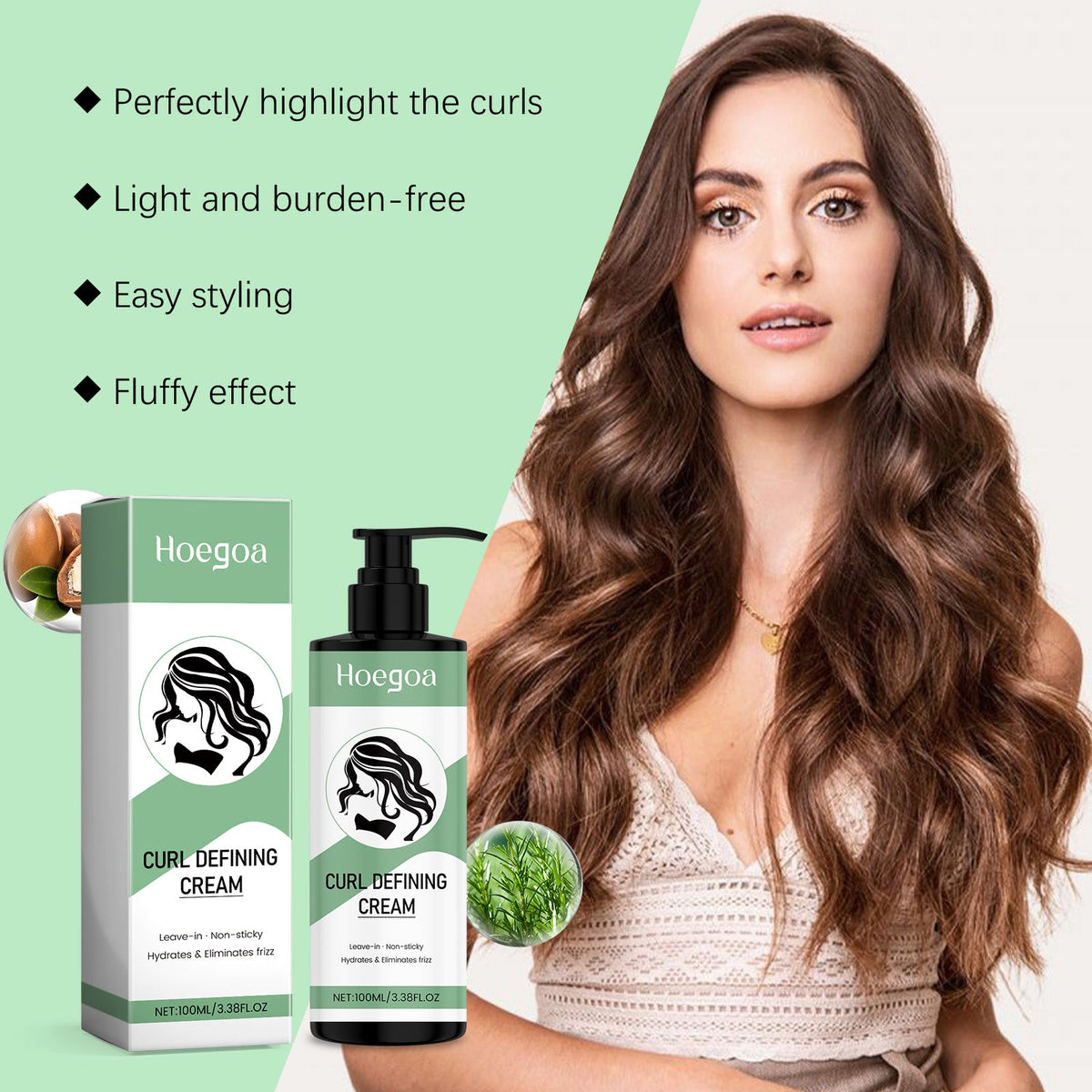 Curl Defining Cream for Lightweight, Fluffy Volume