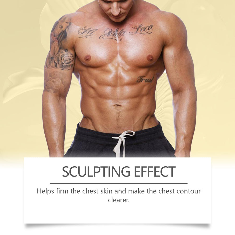 Men's Chest Massage Oil for Firmer-Looking Contours