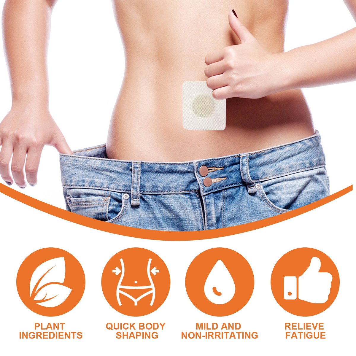 Bee Venom Detox Patches for Bloating & Waist Tightness