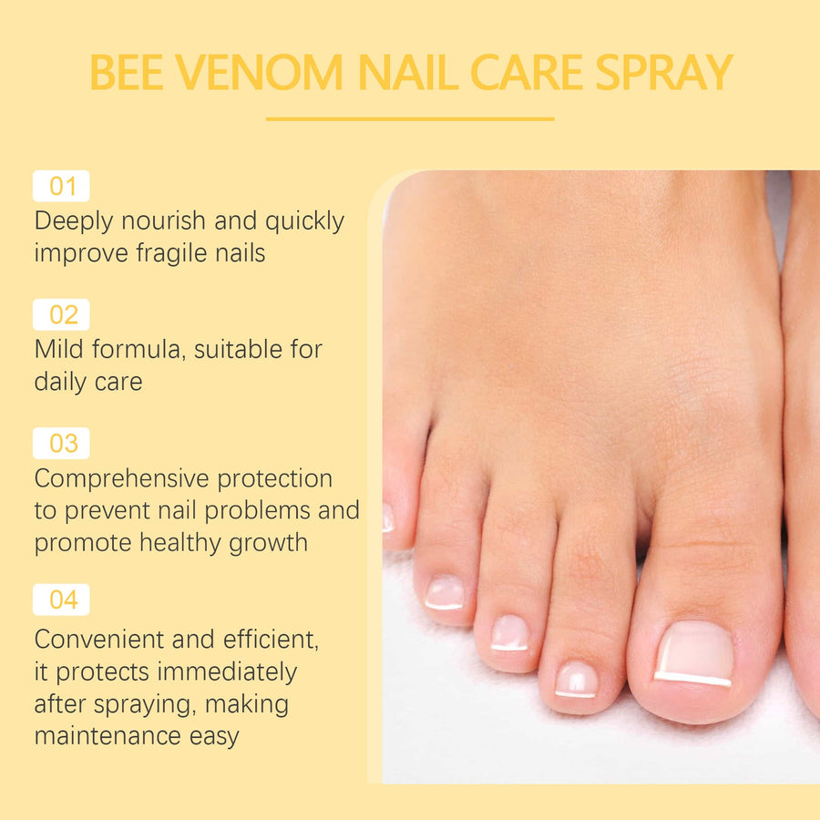 Bee Venom Nail Spray for Fragile, Brittle Nails