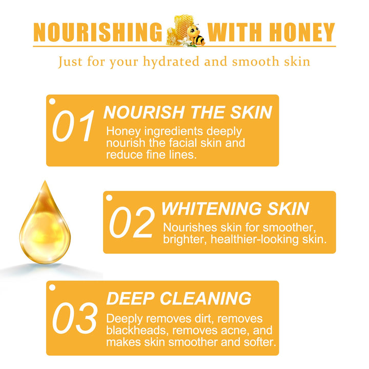 Honey Peel Mask for Blackhead Removal & Brighter Skin