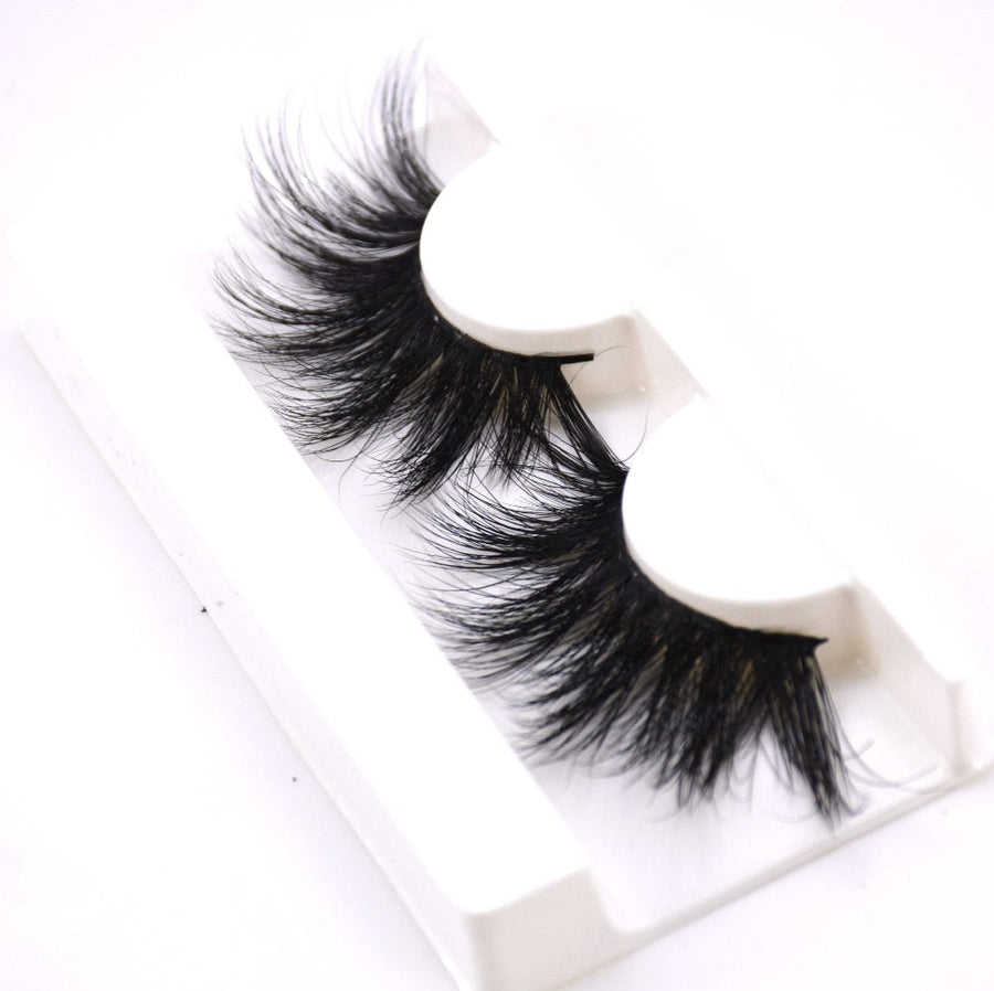 25mm 3D Mink False Eyelashes for Dramatic Volume