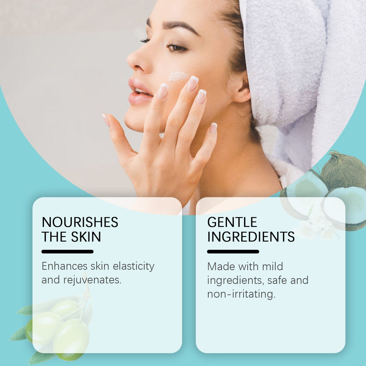 OceAura Firming Cream for Crepey, Sagging Skin