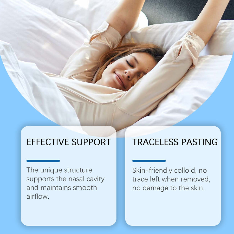 Anti-Snoring Nasal Patch — Acupressure Support for Quiet Sleep