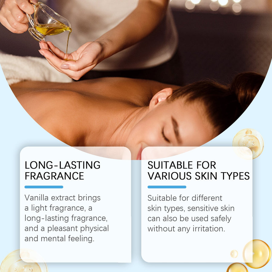Caramel Vanilla Body Oil for Soft, Hydrated Skin