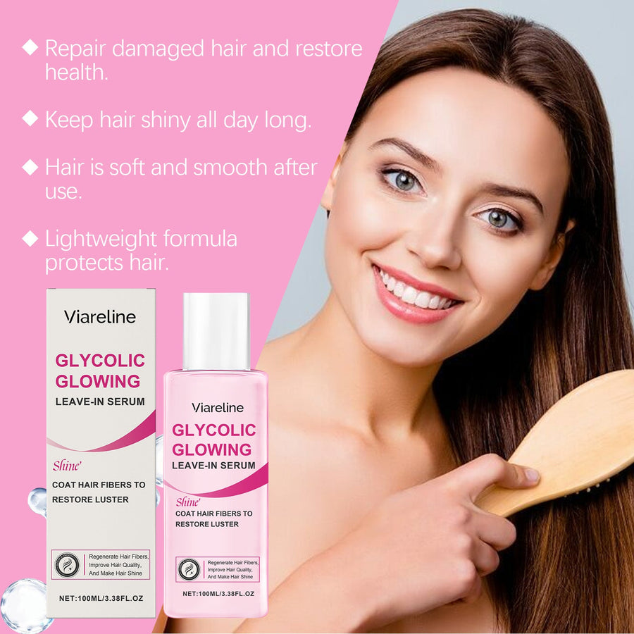 Leave-In Hair Serum for Smooth, Shiny, Frizz-Free Hair
