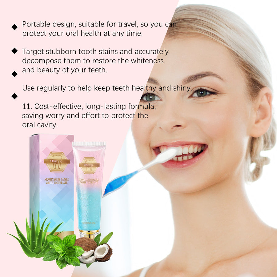 Niacinamide Whitening Toothpaste – Prevent Stains