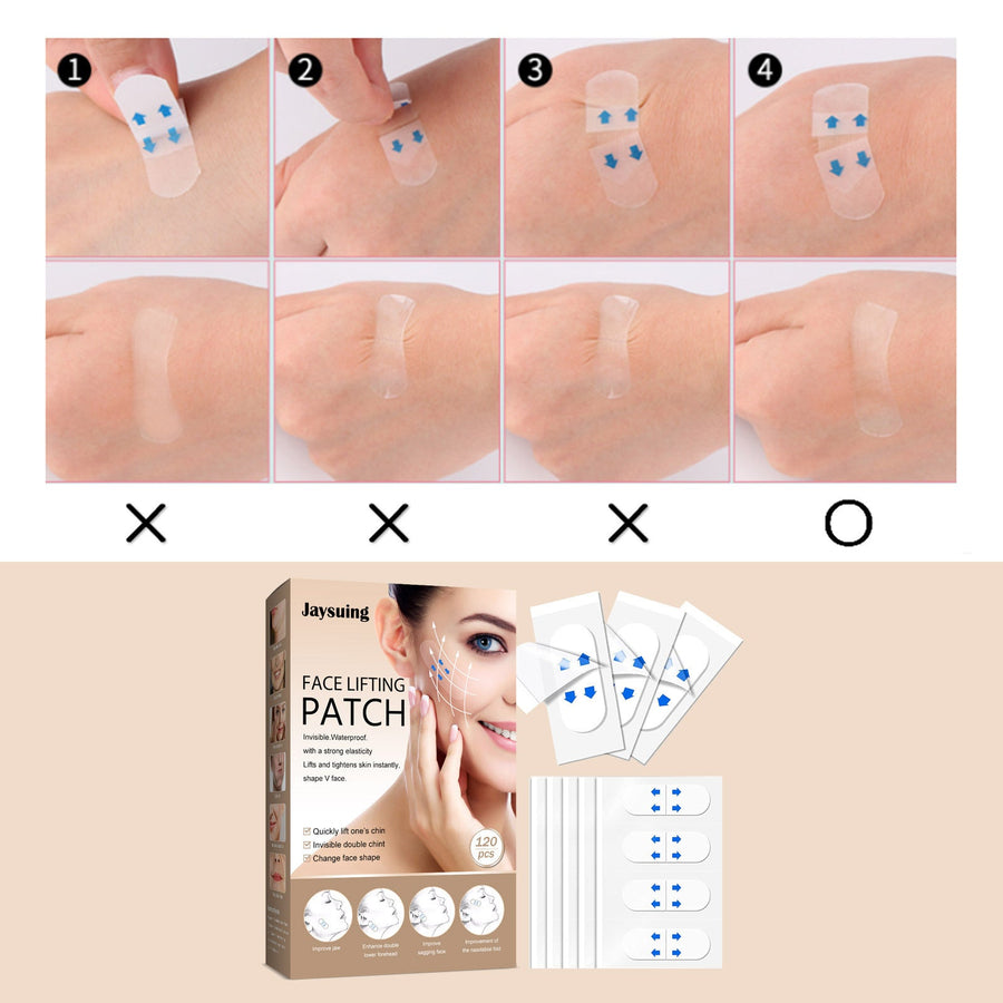 Face Lifting Patches — Invisible V-Shape Contour Without Surgery