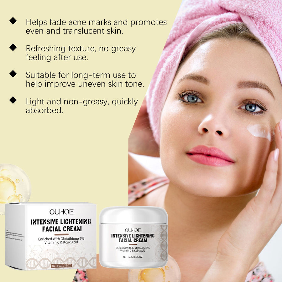 Brightening Facial Cream With Glutathione And Vitamin C