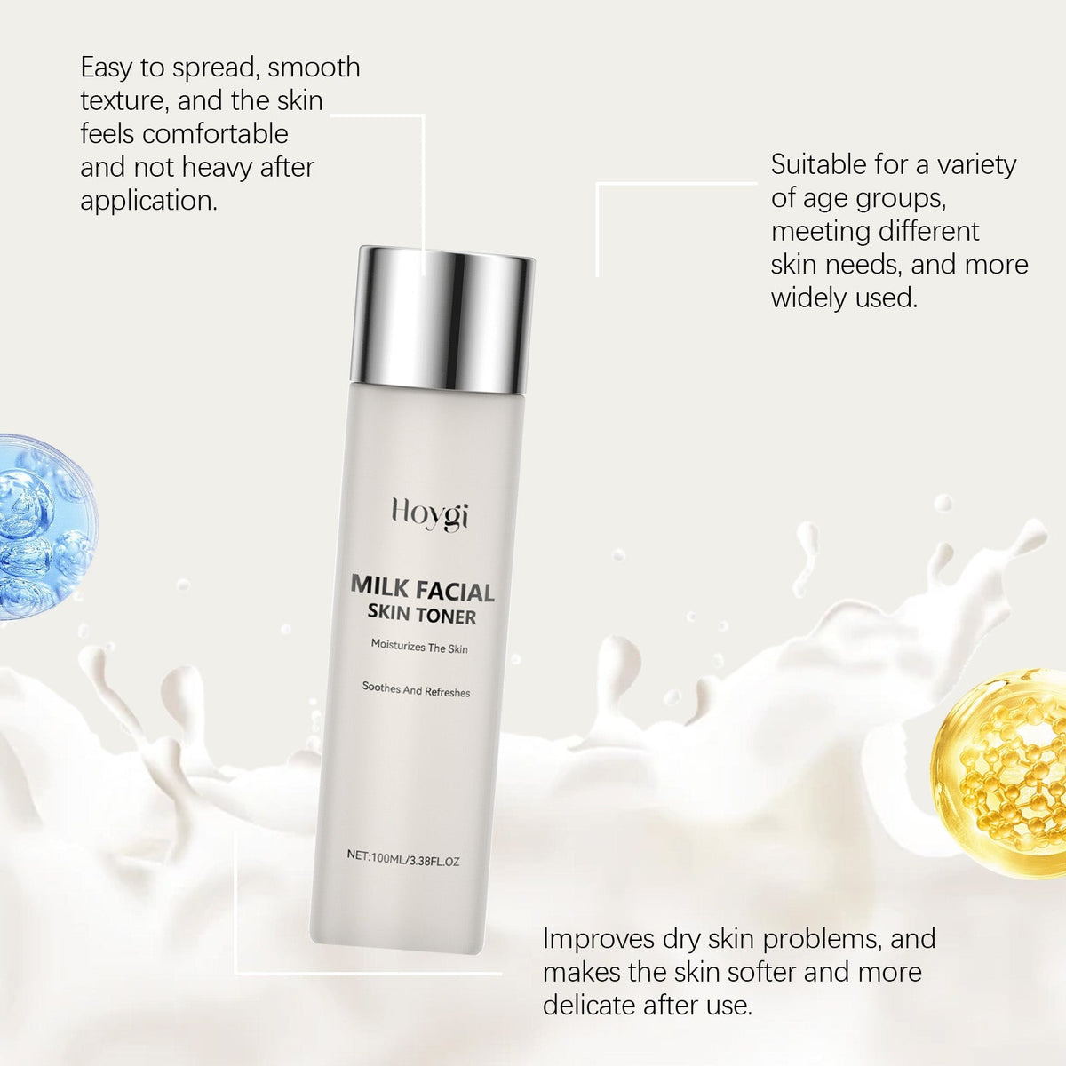 Milk Moisturizing Toner — Deep Hydration for Dry Skin