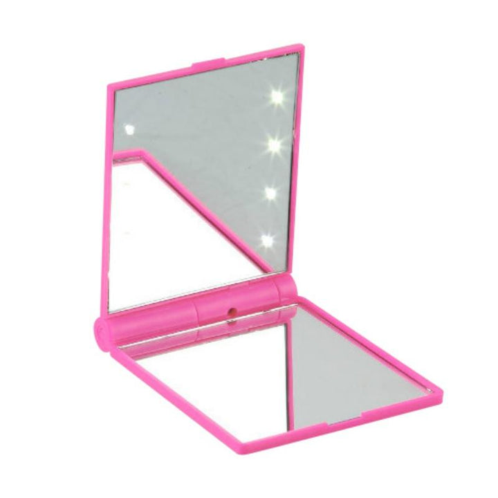 Compact LED Folding Mirror — Flawless Makeup Anywhere, 8
