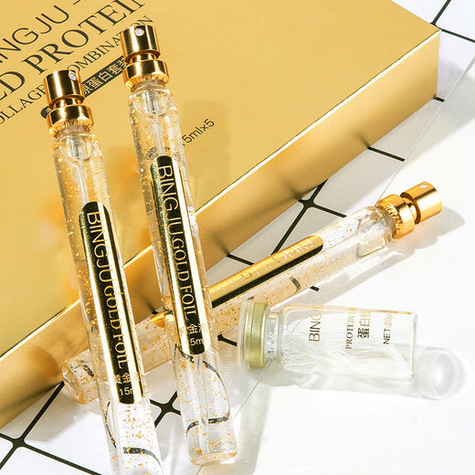 Gold Protein Facial Serum Set for Firmer-Looking Skin