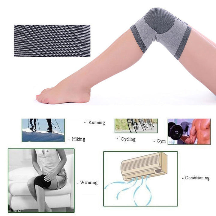 Bamboo Charcoal Knee Pads - Moisture-Wicking Compression