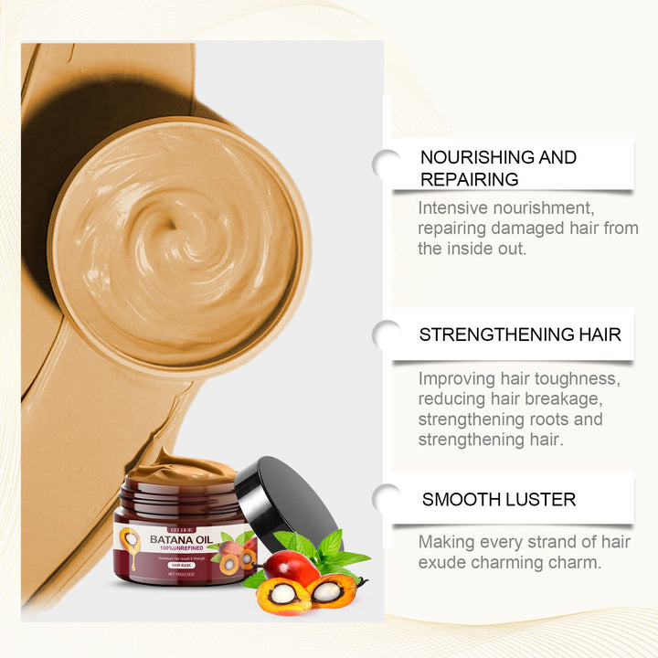 Batana Oil Hair Mask for Smoother, Stronger-Looking Hair