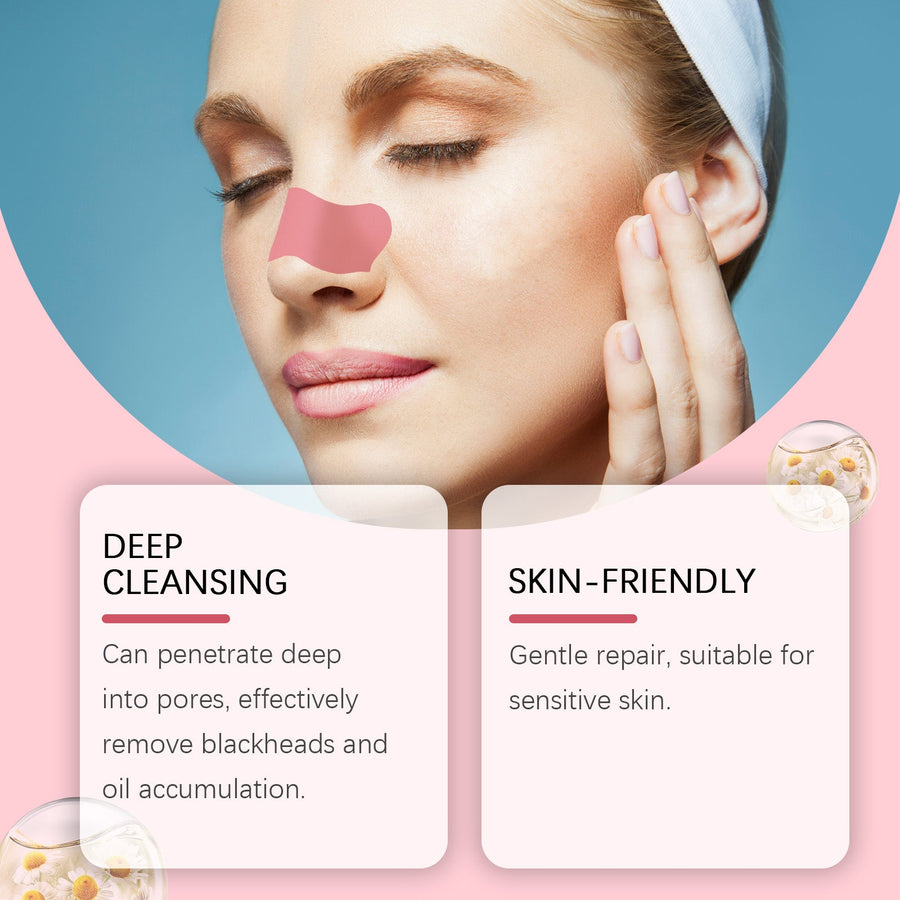 Green Tea Nose Pore Strips — Gentle Blackhead Removal