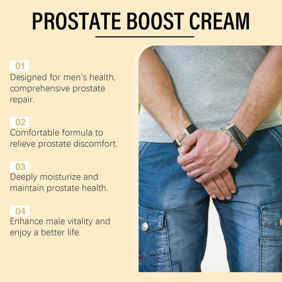 Prostate Support Cream — Soothing Relief & Deep