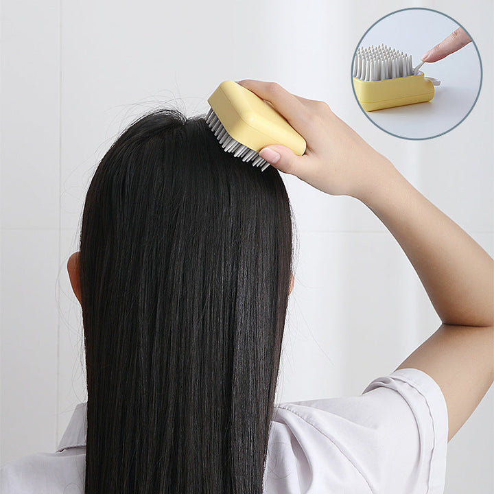 Silicone Scalp Massage Brush — Spa-Like Deep Cleanse