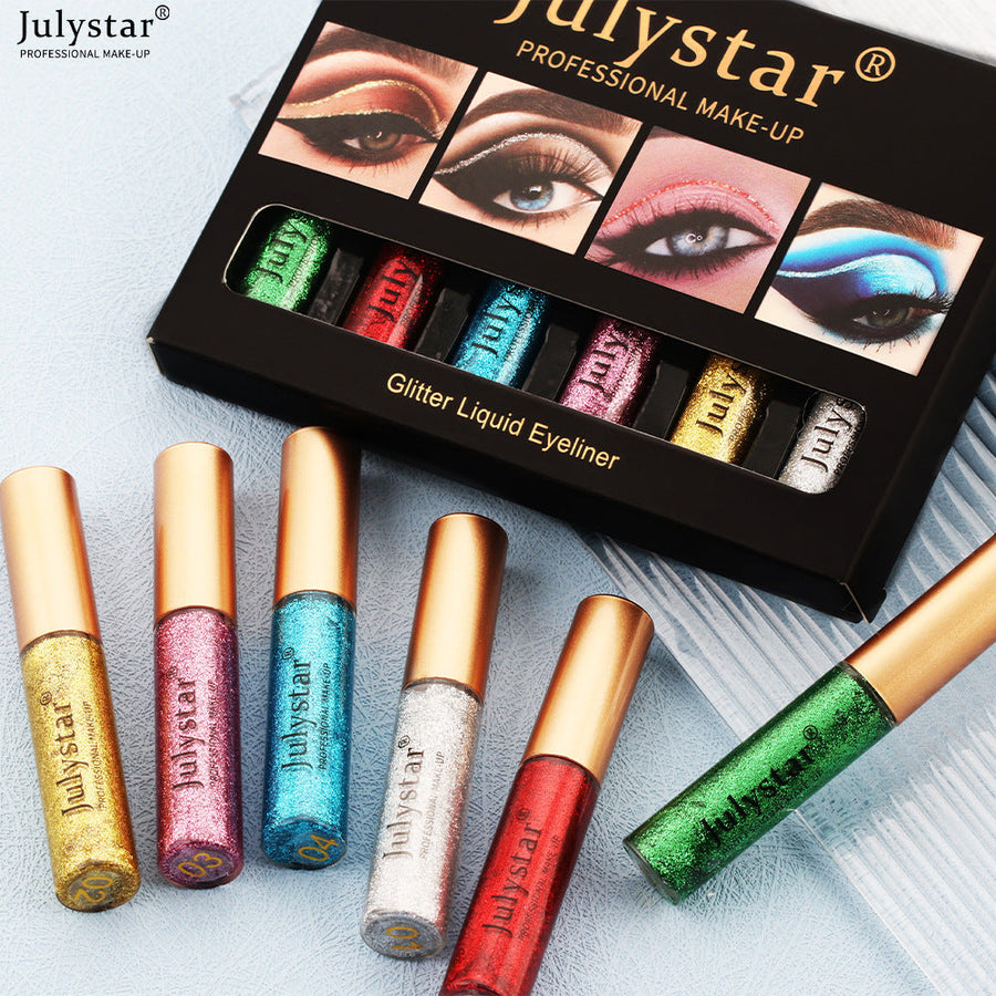 Glitter Liquid Eyeliner Set for Colorful Eye Looks