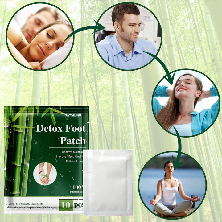 Bamboo Vinegar Foot Patches for Overnight Comfort