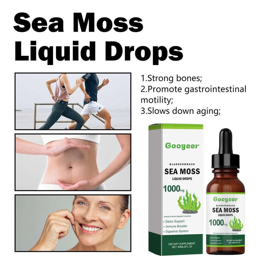 Sea Moss Liquid Drops — Visible Skin Firming & Energy Boost